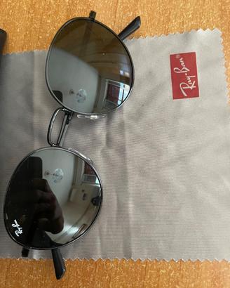 Ray-Ban Round Metal originali, nero/lenti
