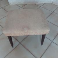 Poggia piedi sgabello panchetta poggiapiedi vecchi