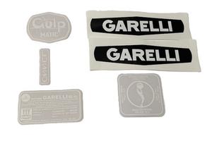 GARELLI GULP MATIC LUSSO kit completo ADESIVI COLO
