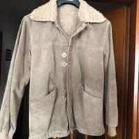 Giubbotto in Pelle Scamosciata Uomo