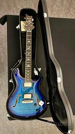 PRS SE Hollowbody II Faded Blue Burst