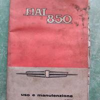 FIAT 850 MANUALE USO MANUTENZIONE 