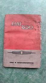 FIAT 850 MANUALE USO MANUTENZIONE 