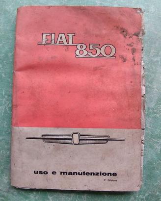 FIAT 850 MANUALE USO MANUTENZIONE 