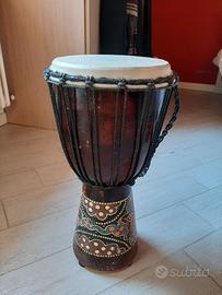 Djembe mogano decorato