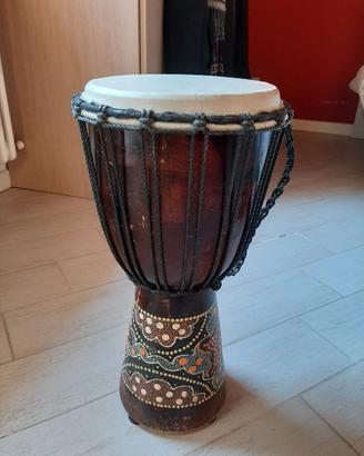 Djembe mogano decorato