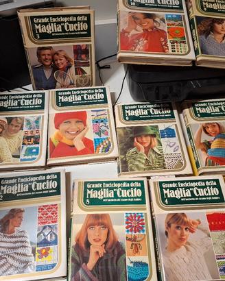 Enciclopedia maglia uncinetto cucito completa 