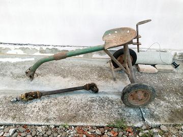 Carrello per motocoltivatore e cardano