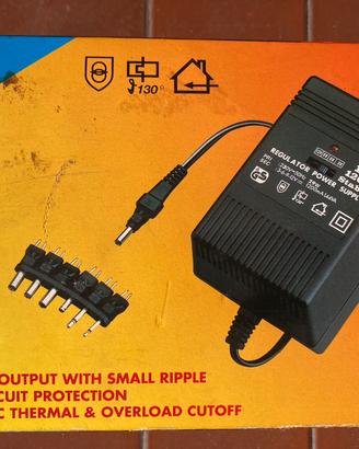 Alimentatore trasformatore AC/DC 3-6-9-12V 1200mA