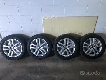 4 Cerchi 16 + Gomme VW Golf 5/6/7 Skoda Seat Audi