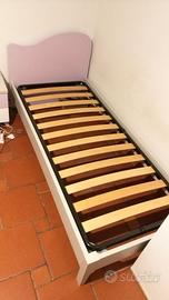 Letto ad una piazza 90x200 con materasso