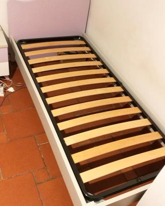 Letto ad una piazza 90x200 con materasso