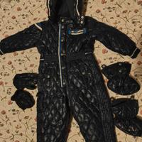 tuta neve blu scuro 2 anni Chicco 