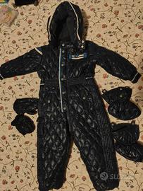 tuta neve blu scuro 2 anni Chicco 