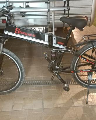 bicicletta elettrica litio 48v motore 500w