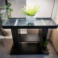 acquario+mobile più lampada JBL led solar natur