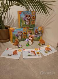 Lotto lego 31376 criceto aquila animali