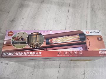 Stufa Lampada Riscaldante Infrarossi Alpina 2000W