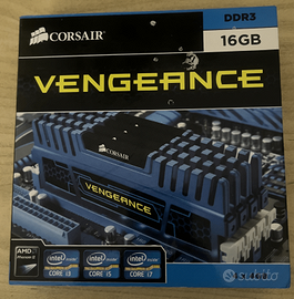 RAM DDR3 16GB Corsair Vengeance CMZ16GX3M4A1600C9B