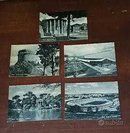 set cartoline Roma b/n