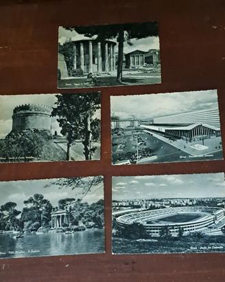 set cartoline Roma b/n