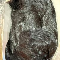 Parrucca nera naturale – disponibile in 8 pezzi