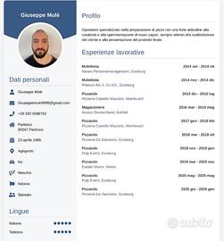 Lavoro come pizzaiolo