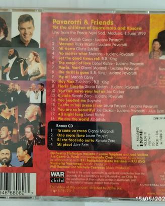 CD doppio Pavarotti e Friends 