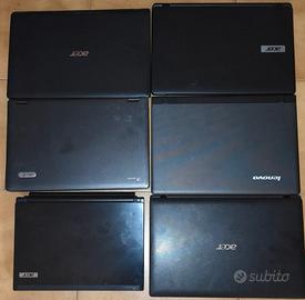 Lotto 6 laptop usati  funzionanti