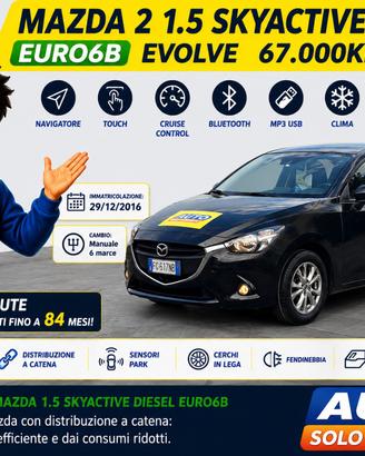 Mazda 2 5 Porte 2 1.5D EURO6B 67.000KM RATE/PERMUT