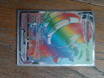  Carta Pokémon Copperajah Vmax Hyper Rara Segreta 