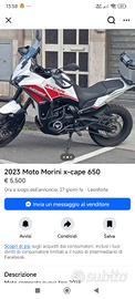 Morini x cape 650