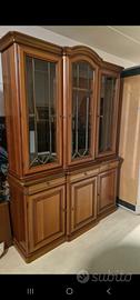 credenza classica in noce piu madia 