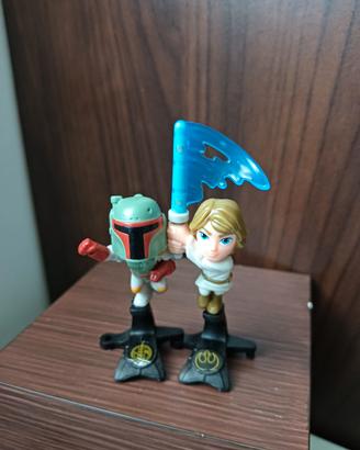 coppia Kinder star wars