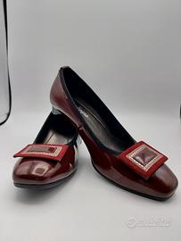 Scarpe décolleté Soffice Sogno bordeaux