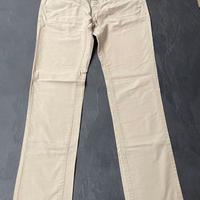 Jeans da uomo color beige - sabbia regular fit