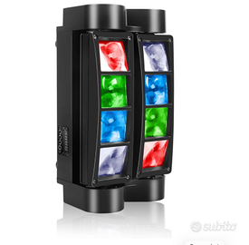 Coppia di fari da discoteca Spider