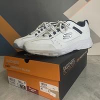 Scarpe uomo bianche blu n.45