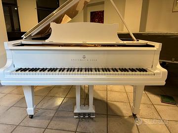 Pianoforte Steinway&Sons bianco modello O