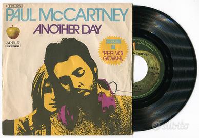 1971 PAUL McCartney ANOTHER DAY 45 GIRI VINILE