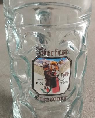 boccali birra 1 lt. 50esimo annivers. Gressoney