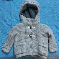 Cappotto Zara con cappuccio 2-3 anni, 98 cm.