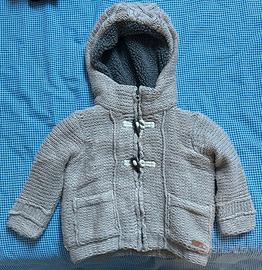 Cappotto Zara con cappuccio 2-3 anni, 98 cm.
