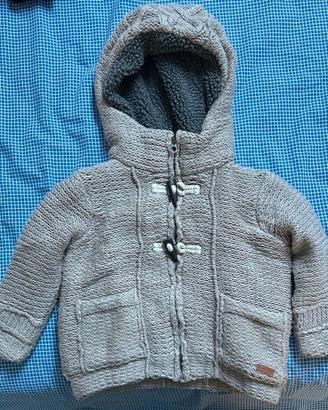Cappotto Zara con cappuccio 2-3 anni, 98 cm.