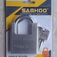 Lucchetto Acciaio 70 mm Top Security 4 Chiavi