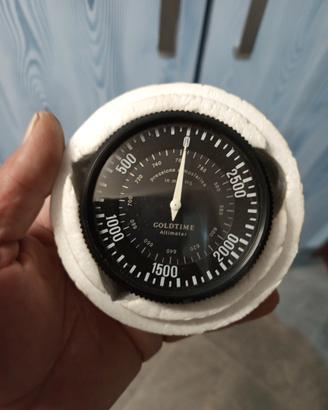 altimetro barometrico vintage Goldtime più Curvime