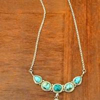 COLLANA IN ARGENTO 925 E TURCHESI GEOSPIRIT 