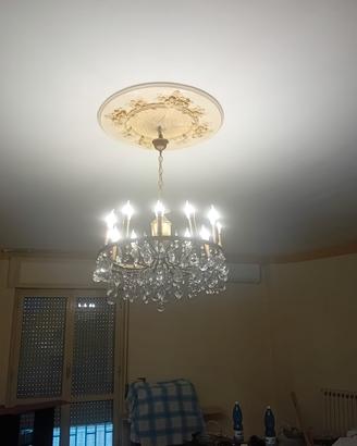 lampadario cristallo anni 50