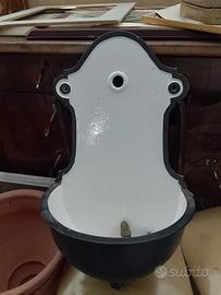 Fontana a parete in ghisa anni 50
