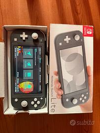 Nintendo switch lite grigia